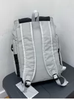 Men Letter Graphic Release Buckle Decor Flap Casual Daypack