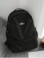 Durable Men Letter Patch Decor Casual Daypack