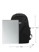 Durable Men Letter Patch Decor Casual Daypack