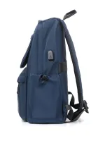 Men Drawstring Detail USB Charging Port Casual Daypack