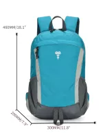 Men Color Block Waterproof Casual Daypack