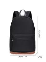 Men Contrast Panel Casual Daypack