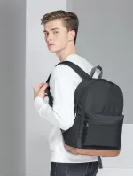 Men Contrast Panel Casual Daypack