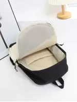Stylish Men Letter Graphic Casual Daypack