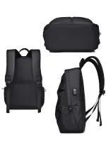 Drawstring Detail Functional Backpack Zipper - Medium