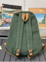 Men Letter Patch Decor Functional Backpack