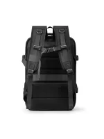 Men Release Buckle Decor Travel Backpack