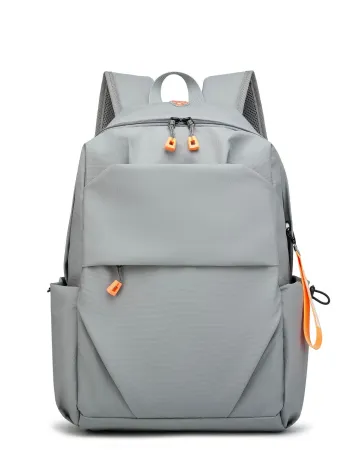 Men Drawstring Detail Laptop Backpack