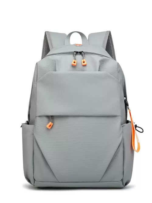 Men Drawstring Detail Laptop Backpack