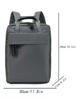 Men Minimalist Laptop Backpack - Grey