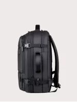 2 In A Group Men Minimalist Travel Backpack - Black