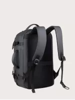 2 In A Group Men Minimalist Travel Backpack - Black
