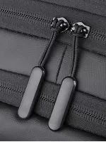2 In A Group Men Minimalist Travel Backpack - Black