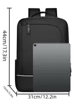 Men Waterproof School Backpack For Teenager Boy, Usb Charging Bagpack Male Bag College Student Bag