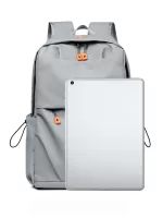 Men Drawstring Design Laptop Backpack