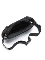 Letter Graphic Waist Bag Black Mini