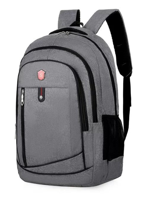 Durable Men Letter Graphic Travel Backpack