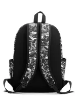 Medium Classic Backpack Graphic Pattern Preppy
