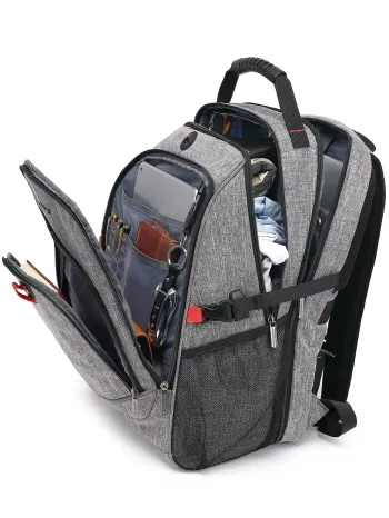 Letter Graphic Laptop Backpack Medium For Business
