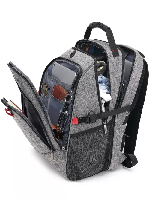 Letter Graphic Laptop Backpack Medium For Business