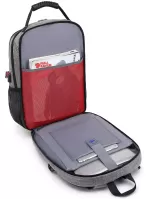 Letter Graphic Laptop Backpack Medium For Business