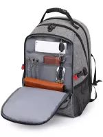 Letter Graphic Laptop Backpack Medium For Business