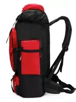 Colorblock Travel Backpack Waterproof Oxford For Hiking