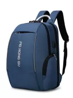 Letter Graphic Laptop Backpack Multi-Function