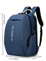 Letter Graphic Laptop Backpack Multi-Function