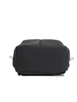 Minimalist Laptop Backpack Drawstring Design Medium Black