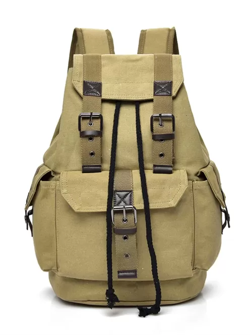 Canvas Men Backpacks Large Schoolbag Travel Male Casual Bag
